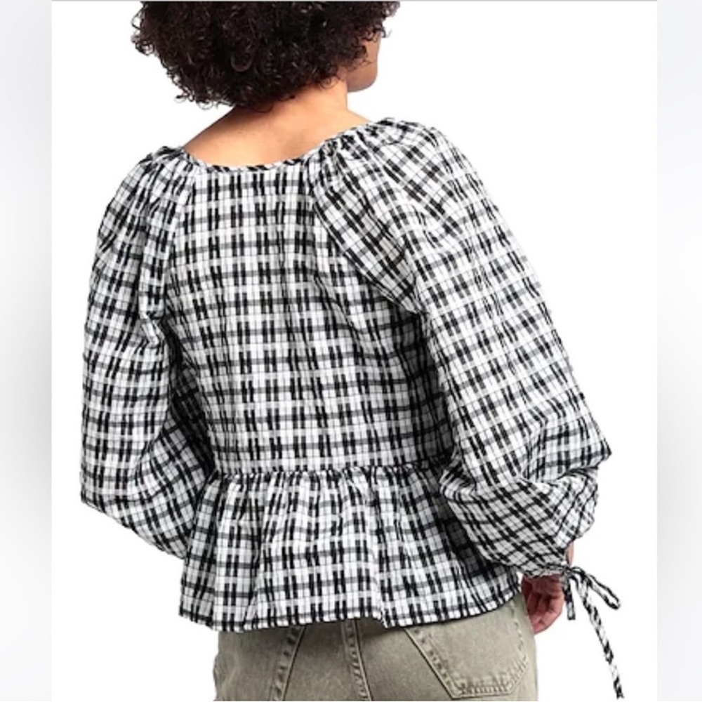 Topshop Peplum Top Size: 10 - Picture 6 of 12